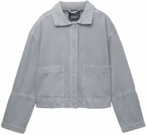 Pull&Bear Prechodná bunda  modrosivá