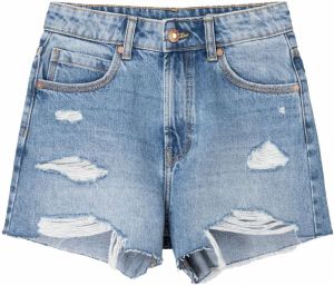 Bershka Džínsy  modrá denim