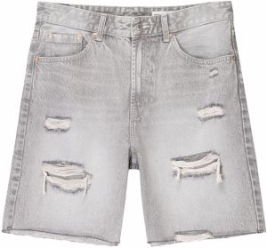 Bershka Džínsy  svetlosivá