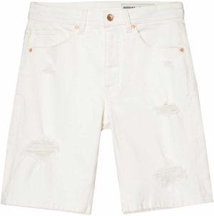 Bershka Džínsy  biely denim