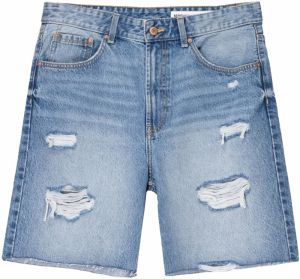 Bershka Džínsy  modrá denim