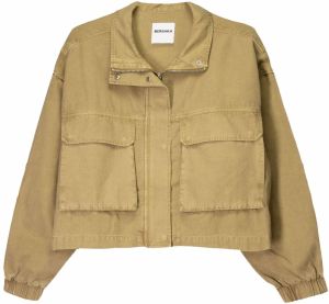 Bershka Prechodná bunda  béžová