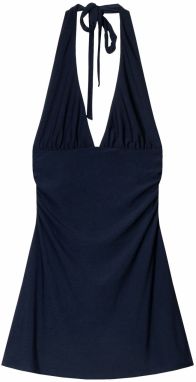 Bershka Letné šaty  námornícka modrá