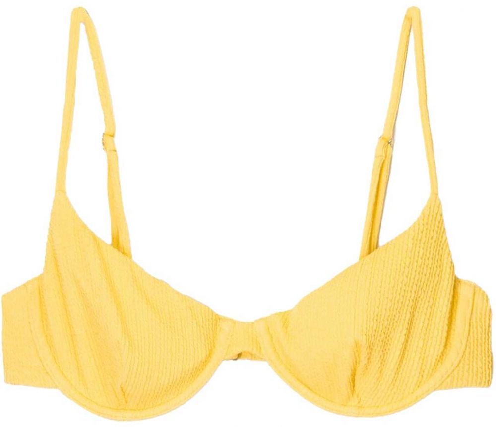 Bershka Bikinový top  žltá