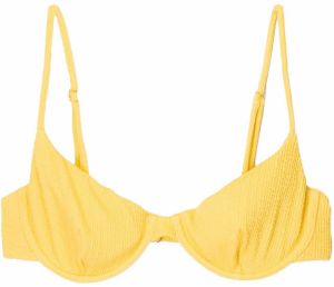 Bershka Bikinový top  žltá