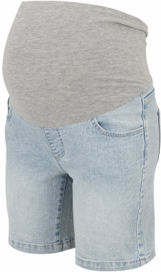 MAMALICIOUS Džínsy 'MLOslo'  modrá denim / sivá melírovaná