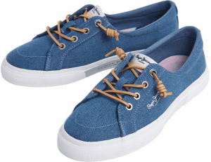 Pepe Jeans Nízke tenisky 'KENTON'  modrá denim / biela