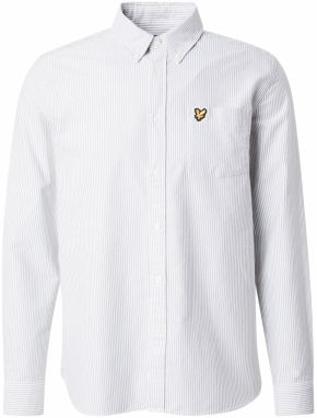 Lyle & Scott Košeľa  sivá / biela