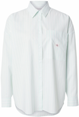 Calvin Klein Jeans Blúzka 'SUMMER'  pastelovo modrá / biela