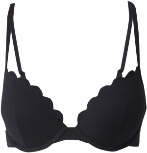 Hunkemöller Bikinový top 'Scallop'  čierna