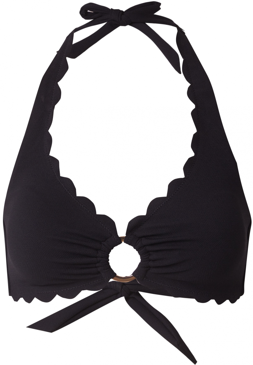 Hunkemöller Bikinový top 'Scallop'  čierna