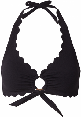 Hunkemöller Bikinový top 'Scallop'  čierna