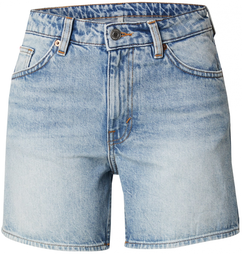 Monki Džínsy  modrá denim