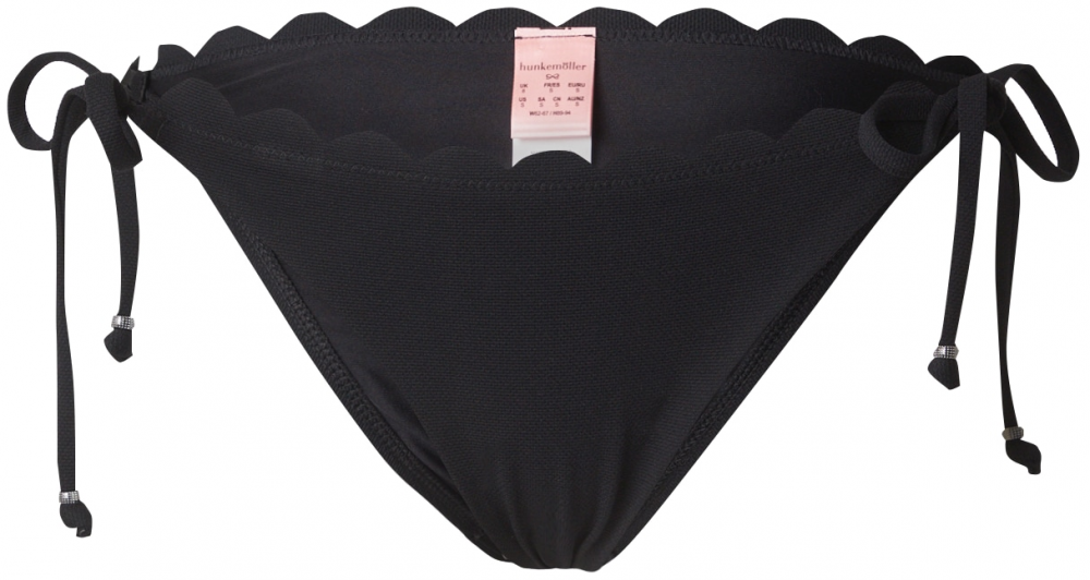 Hunkemöller Bikinové nohavičky 'Scallop'  čierna