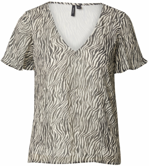 VERO MODA Blúzka 'VMSMILLA'  čierna / biela