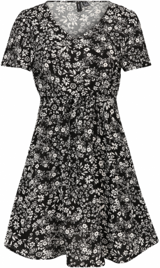 Vero Moda Petite Šaty 'VMEASY JOY'  čierna / biela
