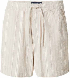 Abercrombie & Fitch Nohavice  krémová / svetlohnedá