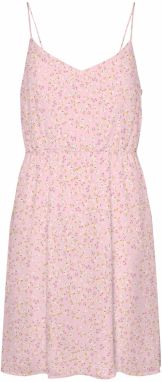 Vero Moda Petite Šaty 'VMSMILLA'  žltá / tmavozelená / ružová / šedobiela