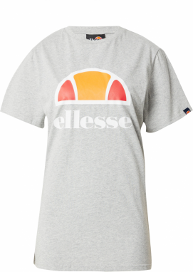 ELLESSE Tričko 'Arieth'  sivá / oranžová / červená / biela
