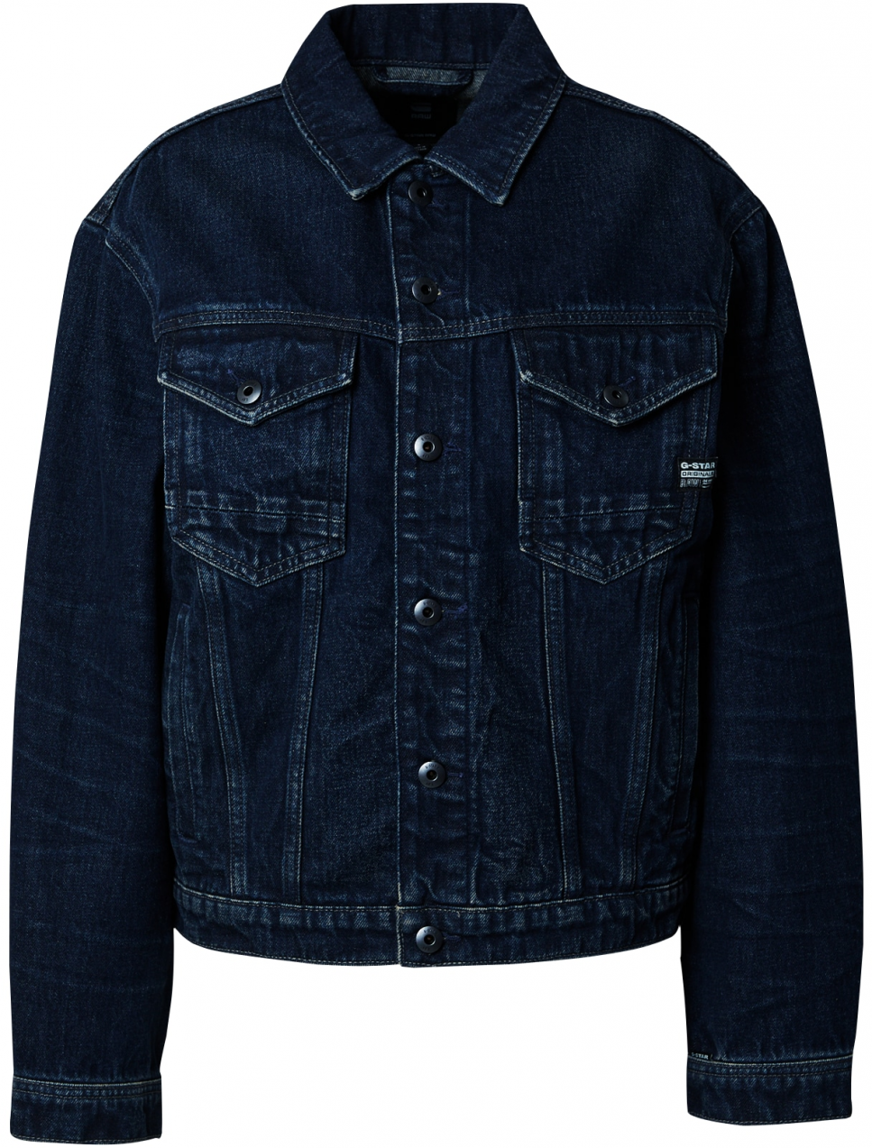 G-STAR Prechodná bunda  modrá denim