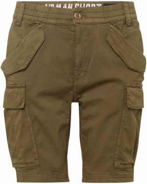 ALPHA INDUSTRIES Nohavice 'Airman'  olivová