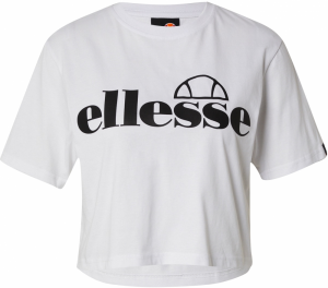 ELLESSE Tričko 'Silo'  čierna / biela