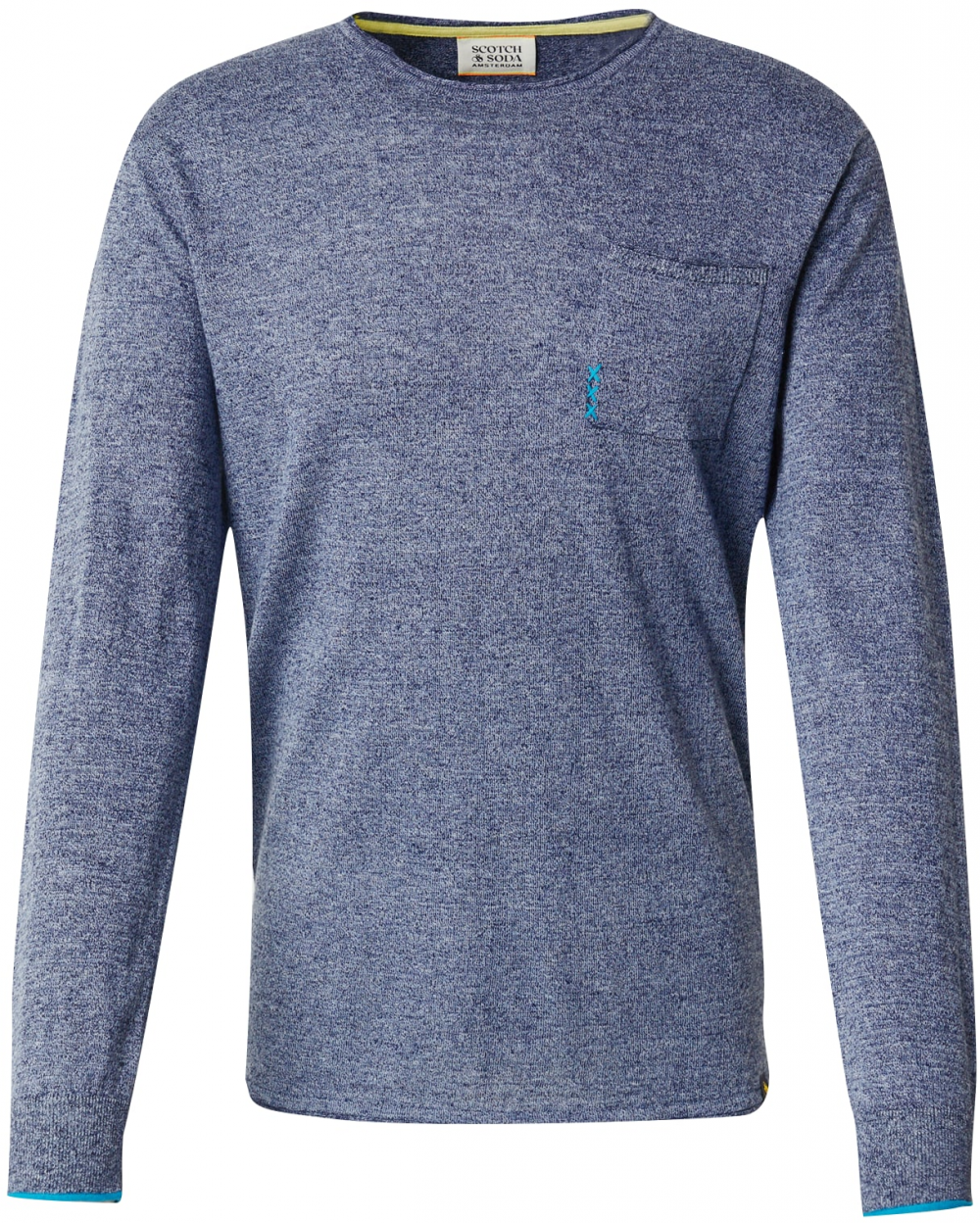 SCOTCH & SODA Sveter  modrá melírovaná