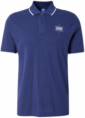 G-STAR Tričko  námornícka modrá / biela