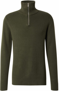 SELECTED HOMME Sveter 'SLHBORA'  olivová