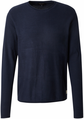 INDICODE JEANS Sveter 'Chinton'  námornícka modrá