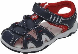 Chicco Otvorená obuv 'Combino'  tmavomodrá / karmínovo červená / biela