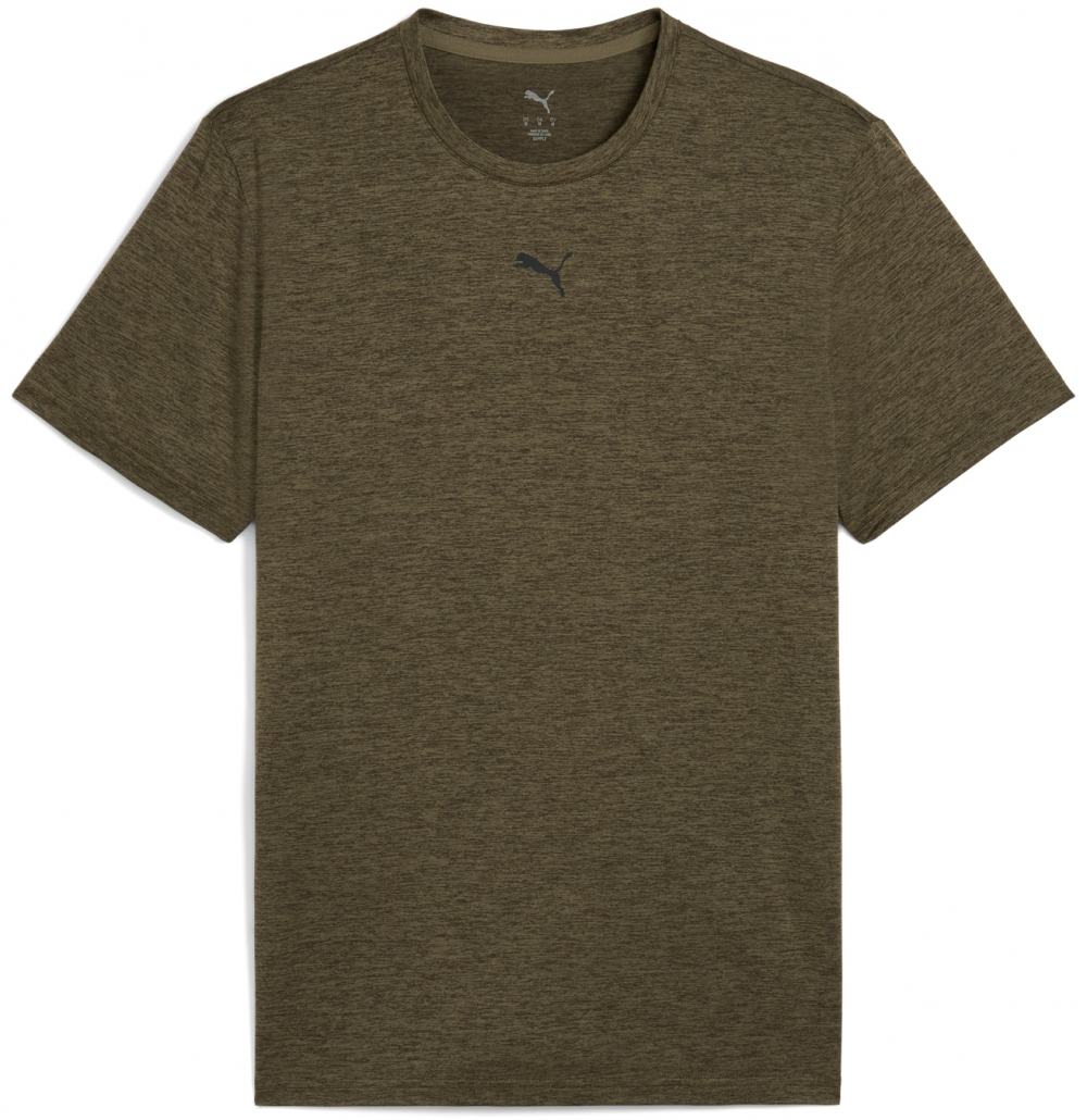 PUMA Funkčné tričko 'TAD ESSENTIALS'  tmavozelená / čierna
