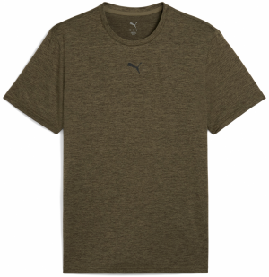 PUMA Funkčné tričko 'TAD ESSENTIALS'  tmavozelená / čierna