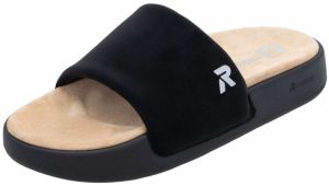 Rieker Sport Šľapky  čierna / biela