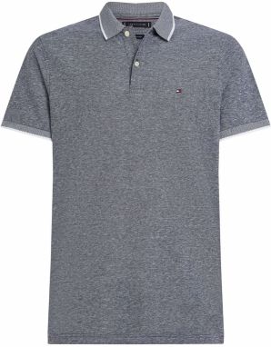 TOMMY HILFIGER Tričko  tmavomodrá / jasne červená / biela