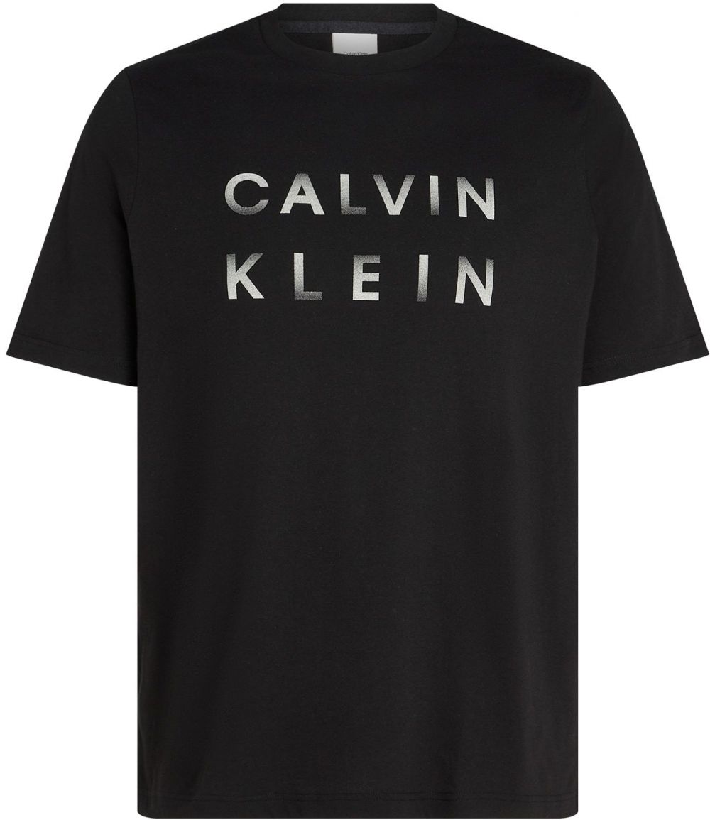 Calvin Klein Big & Tall Tričko  čierna / šedobiela