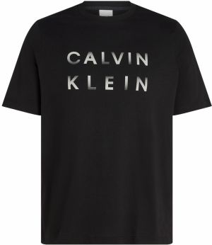Calvin Klein Big & Tall Tričko  čierna / šedobiela