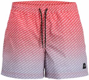 JACK & JONES Plavecké šortky 'JPSTMAUI'  modrosivá / koralová / lososová / biela