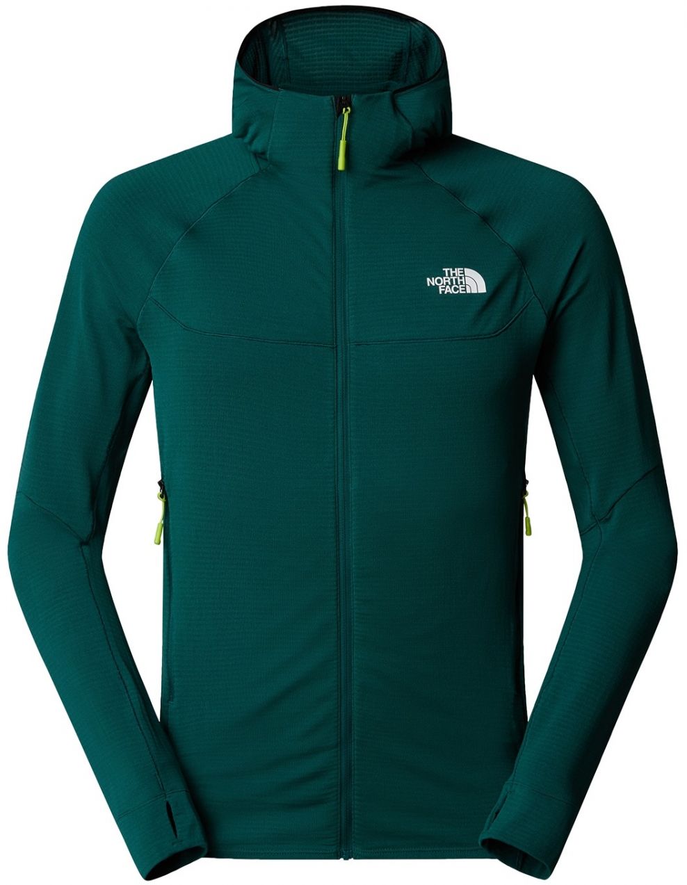 THE NORTH FACE Funkčná flisová bunda 'BOLT'  tmavozelená / biela