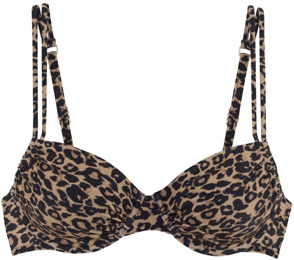 VIVANCE Bikinový top  béžová / hnedá