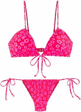 BUFFALO Bikiny  ružová / červená