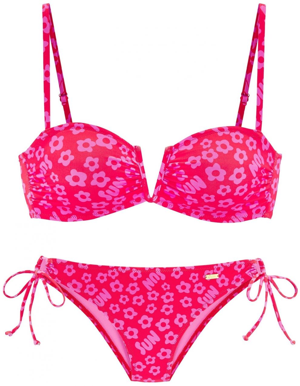 BUFFALO Bikiny  svetloružová / tmavoružová