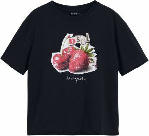 Desigual Tričko  zmiešané farby / červená / čierna