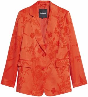 Desigual Blejzer  oranžová / tmavooranžová