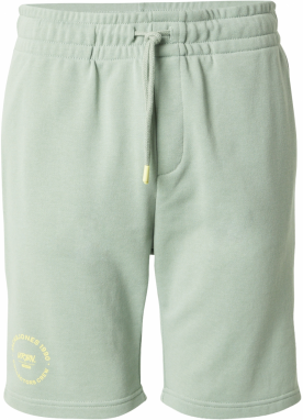 JACK & JONES Nohavice 'JPSTGORDON SIMON'  svetložltá / mätová