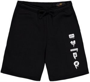 ALPHA INDUSTRIES Nohavice  čierna / biela