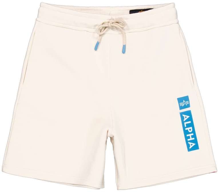 ALPHA INDUSTRIES Nohavice  krémová / azúrová