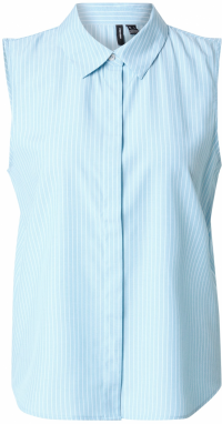 VERO MODA Blúzka 'VMNORA'  svetlomodrá / biela
