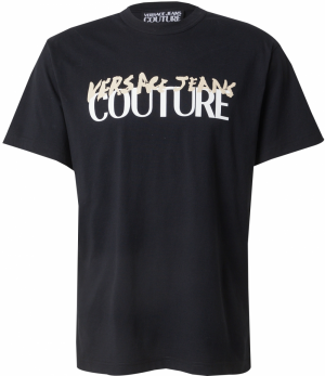 Versace Jeans Couture Tričko  béžová / čierna / biela