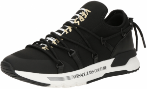 Versace Jeans Couture Nízke tenisky 'FONDO DYNAMIC'  béžová / čierna / biela